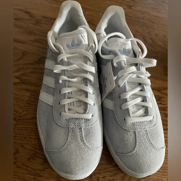 adidas gazelle silver green womens Adidas Gazelle Trainers Tactile Steel/White,blue,originals,shoes,mens   80's Casual Classics